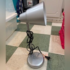 Silver Desk Lamp